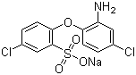 Sodium 2-amino-4,4'-dichlorodiphenylether-2'-sulfonate molecular structure (CAS 136213-81-5)