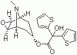 Scopine-2,2-dithienyl glycolate molecular structure (CAS 136310-64-0)