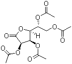 D-Gulono-1,4-lactone 2,3,5,6-tetraacetate molecular structure (CAS 136345-68-1)