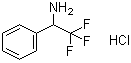 (2,2,2-三氟-1-苯基乙基)胺盐酸盐分子结构 (CAS 13652-09-0)