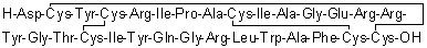 人嗜中性白细胞肽 3分子结构 (CAS 136661-76-2)