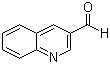 喹啉-3-甲醛分子结构 (CAS 13669-42-6)