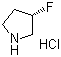 (3S)-(+)-3-Fluoropyrrolidine hydrochloride molecular structure (CAS 136725-53-6)