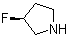 结构式 CAS# 136725-54-7, 3(S)-氟吡咯烷