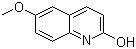 2-羟基-6-甲氧基喹啉分子结构 (CAS 13676-00-1)