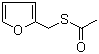 硫代乙酸糠酯分子结构 (CAS 13678-68-7)