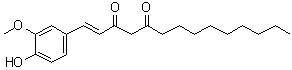 1-Dehydro-[10]-gingerdione molecular structure (CAS 136826-50-1)