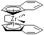 rac-Ethylenebis(1-indenyl)dimethylzirconium  molecular structure (CAS 136844-77-4)