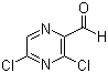 3,5-二氯吡嗪-2-甲醛分子结构 (CAS 136866-27-8)