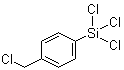 4-(三氯硅烷基)氯苄分子结构 (CAS 13688-90-9)