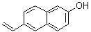 6-乙烯基-2-萘酚分子结构 (CAS 136896-92-9)