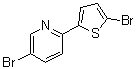 2-溴-5-(5-溴-2-吡啶基)噻吩分子结构 (CAS 136902-53-9)