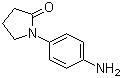 1-(4-氨基苯基)-2-吡咯烷酮分子结构 (CAS 13691-22-0)