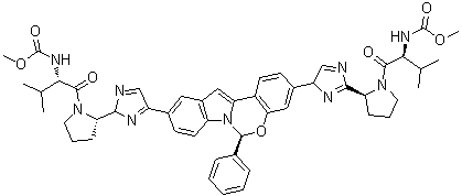 Elbasvir分子结构 (CAS 1370468-36-2)