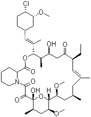 Pimecrolimus molecular structure (CAS 137071-32-0)