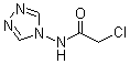 2-Chloro-N-4H-1,2,4-triazol-4-ylacetamide molecular structure (CAS 137141-14-1)