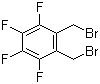 1,2-双(溴甲基)-3,4,5,6-四氟苯分子结构 (CAS 13719-82-9)