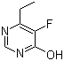 4-乙基-5-氟-6-羟基嘧啶分子结构 (CAS 137234-87-8)