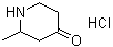 2-甲基-4-哌啶酮盐酸盐分子结构 (CAS 13729-77-6)