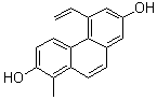 5-乙烯基-1-甲基-2,7-菲二醇分子结构 (CAS 137319-34-7)