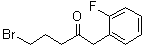 5-Bromo-1-(2-fluorophenyl)-2-pentanone molecular structure (CAS 1373350-56-1)