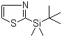 2-(叔丁基二甲基硅基)噻唑分子结构 (CAS 137382-38-8)