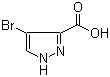 4-溴-1H-吡唑-3-甲酸分子结构 (CAS 13745-17-0)