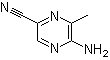 5-氨基-6-甲基-2-吡嗪甲腈分子结构 (CAS 1374652-05-7)