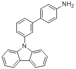 3'-(9H-咔唑-9-基)-[1,1'-联苯]-4-胺分子结构 (CAS 1374759-84-8)
