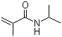 N-异丙基甲基丙烯酰胺分子结构 (CAS 13749-61-6)