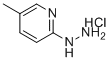 2-肼基-5-甲基吡啶盐酸盐分子结构 (CAS 1375477-15-8)