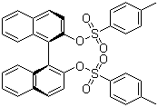 (R)-(-)-联萘酚二对甲苯磺酸酯分子结构 (CAS 137568-37-7)