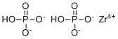 磷酸氢锆分子结构 (CAS 13772-29-7)