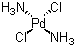二氯二氨钯分子结构 (CAS 13782-33-7)