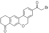 3-(2-Bromoacetyl)-10,11-dihydro-5H-benzo[d]naphtho[2,3-b]pyran-8(9H)-one molecular structure (CAS 1378390-29-4)