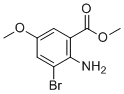 Methyl 2-amino-3-bromo-5-methoxybenzoate molecular structure (CAS 1378874-22-6)