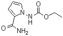 N-[2-(氨基羰基)-1H-吡咯-1-基]氨基甲酸乙酯分子结构 (CAS 1379337-32-2)