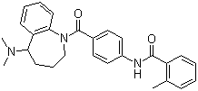 Mozavaptan molecular structure (CAS 137975-06-5)