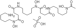 甲磺酸去铁胺分子结构 (CAS 138-14-7)