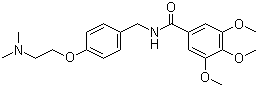 曲美苄胺分子结构 (CAS 138-56-7)