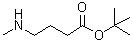 4-(甲基氨基)丁酸叔丁酯分子结构 (CAS 138007-25-7)