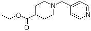 structure of CAS# 138030-54-3, Ethyl 1-((pyridin-4-yl)methyl)piperidine-4-carboxylate;1-(4-Pyridinylmethyl)-4-piperidinecarboxylic acid ethyl ester