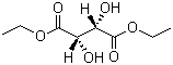 D-(-)-酒石酸二乙酯分子结构 (CAS 13811-71-7)