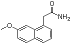 7-甲氧基萘-1-乙酰胺分子结构 (CAS 138113-07-2)