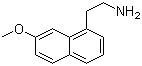 2-(7-Methoxy-1-naphthyl)ethanamine molecular structure (CAS 138113-09-4)