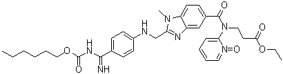 Dabigatran etexilate N-oxide molecular structure (CAS 1381757-44-3)