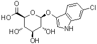 6-Chloro-3-indolyl-beta-D-glucuronide molecular structure (CAS 138182-19-1)