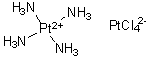 四氨合铂四氯铂酸盐分子结构 (CAS 13820-46-7)