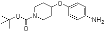 tert-Butyl 4-(4-aminophenoxy)-1-piperidinecarboxylate molecular structure (CAS 138227-63-1)