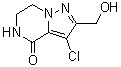 3-Chloro-6,7-dihydro-2-(hydroxymethyl)pyrazolo[1,5-a]pyrazin-4(5H)-one molecular structure (CAS 1382786-15-3)